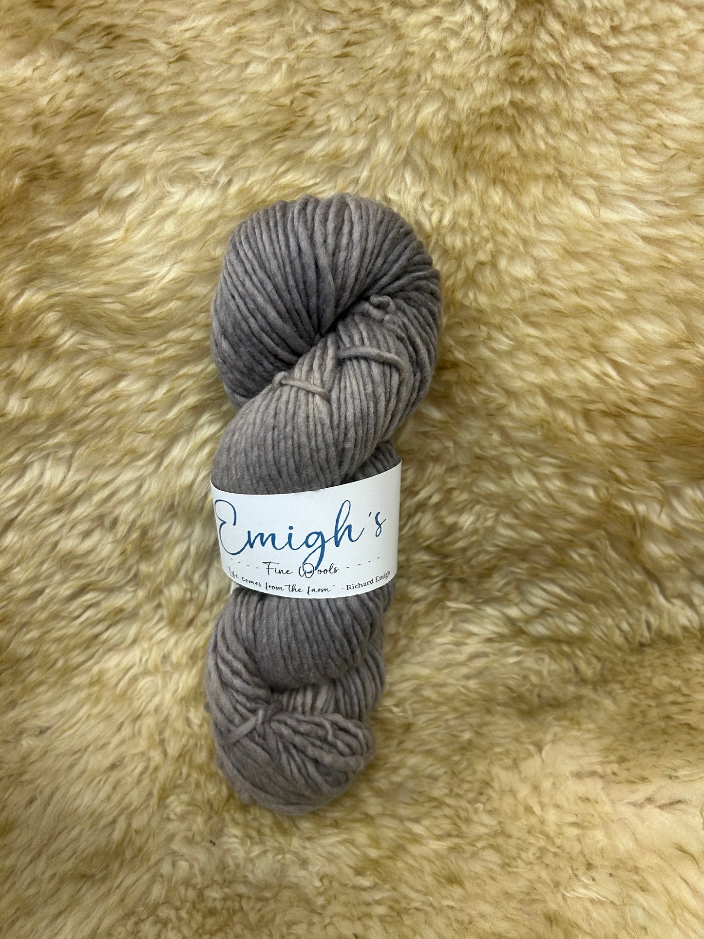 Mamie - Soft Spun Single Bulky 100% Emigh Wool