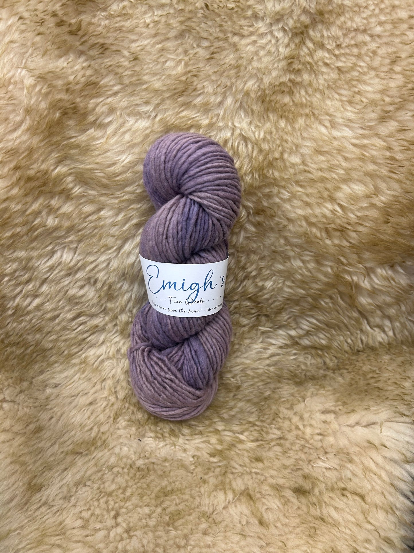 Mamie - Soft Spun Single Bulky 100% Emigh Wool