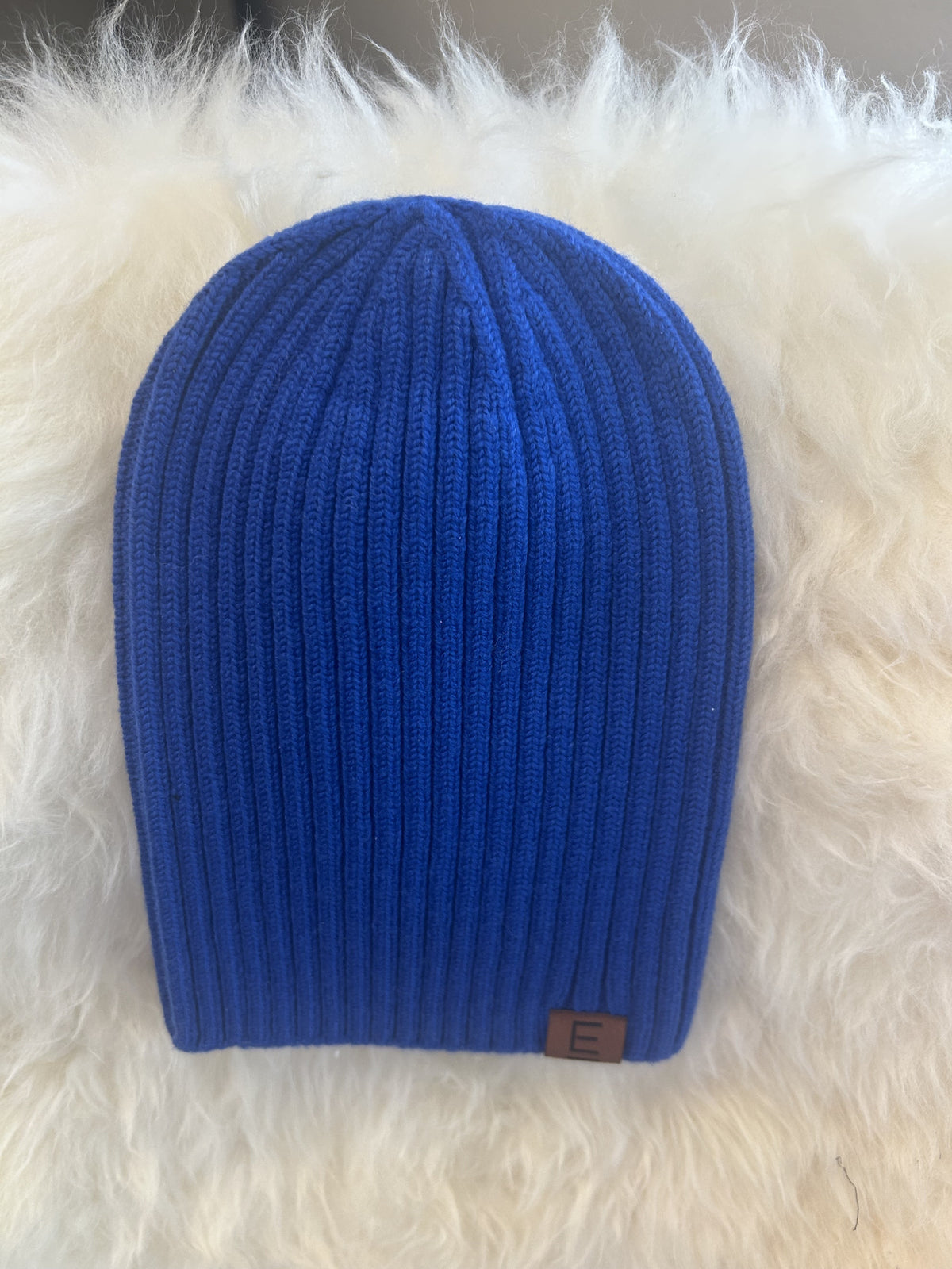 Merino Wool Ribbed Beanie