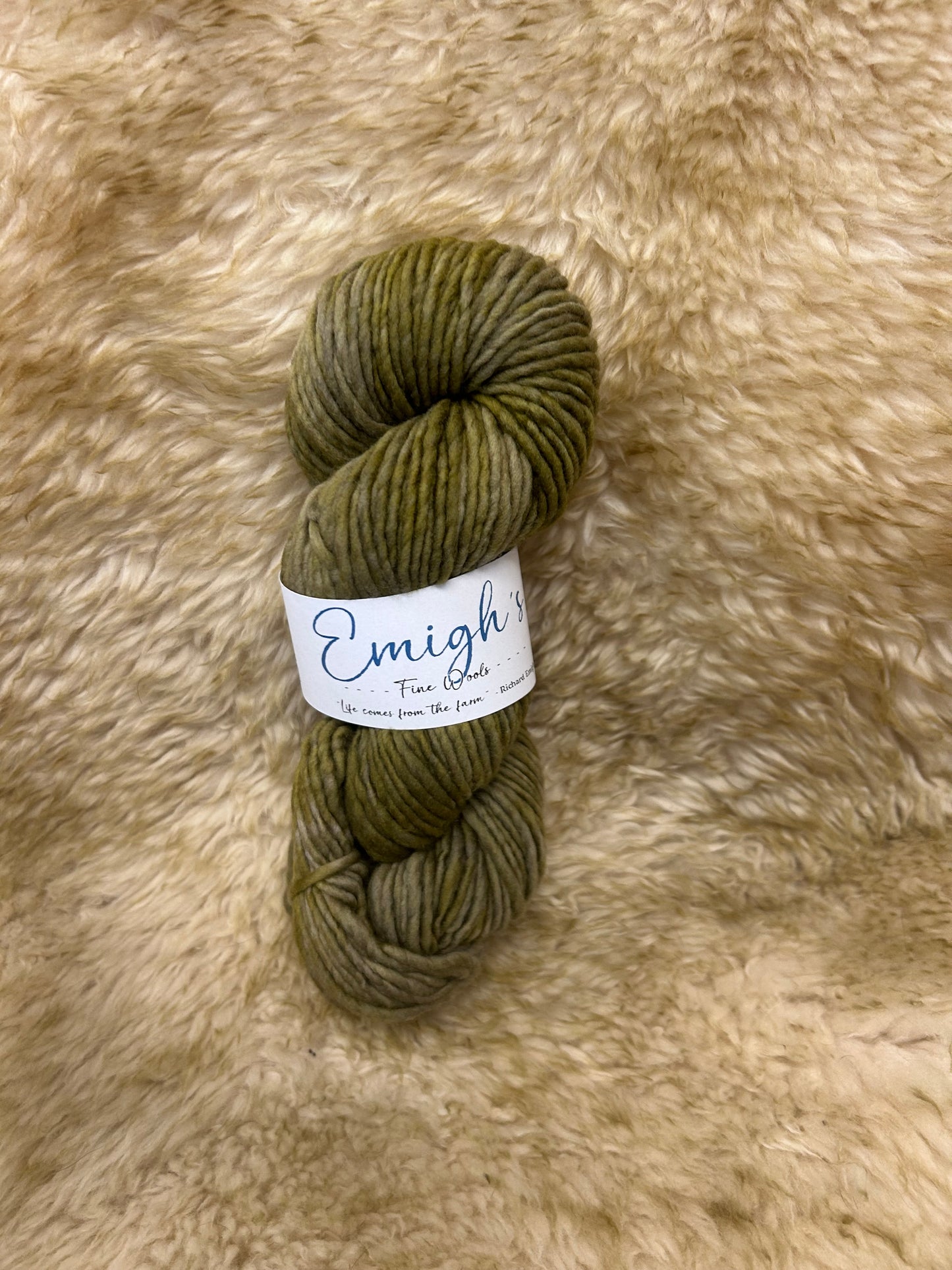 Mamie - Soft Spun Single Bulky 100% Emigh Wool