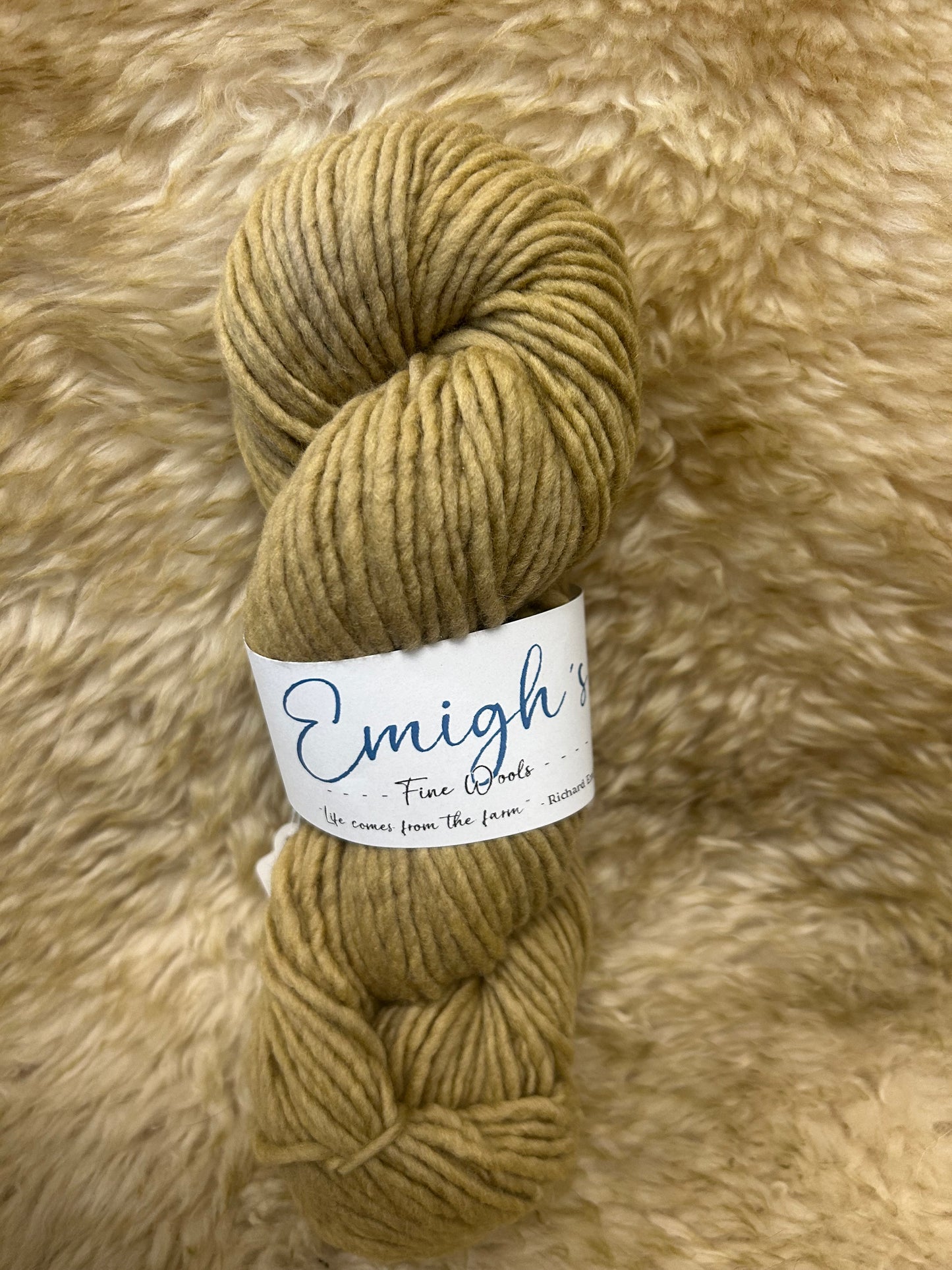 Mamie - Soft Spun Single Bulky 100% Emigh Wool