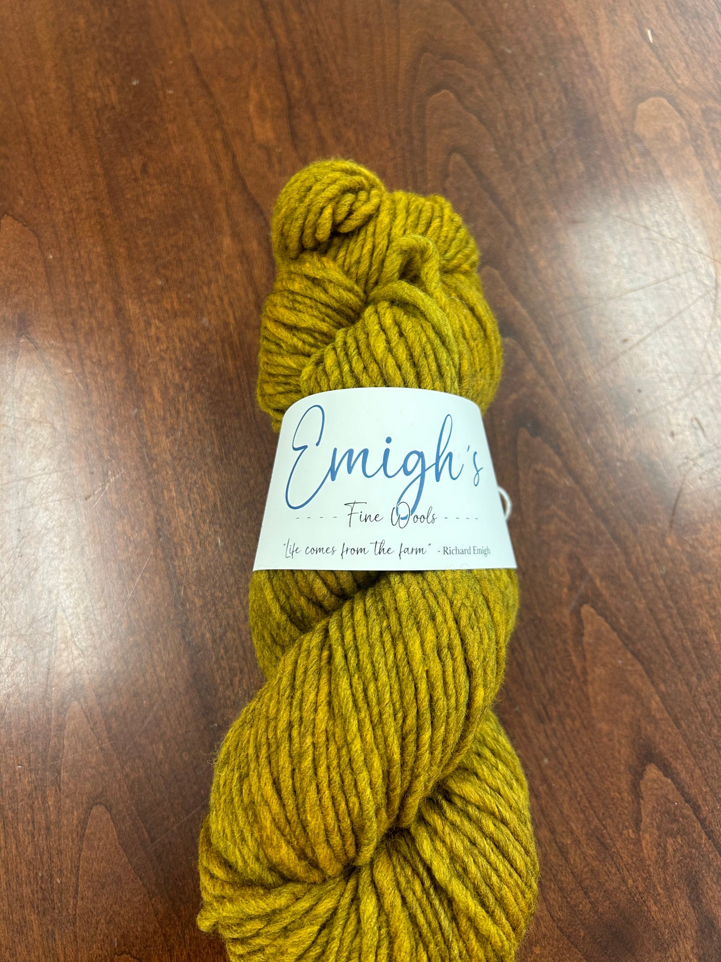 Mamie - Soft Spun Single Bulky 100% Emigh Wool