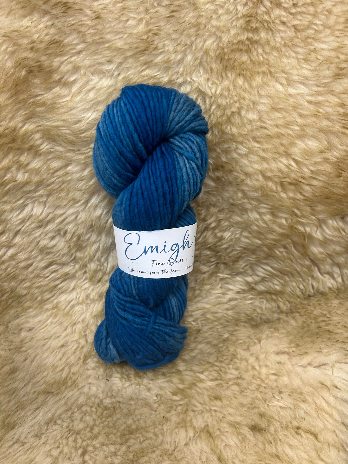 Mamie - Soft Spun Single Bulky 100% Emigh Wool