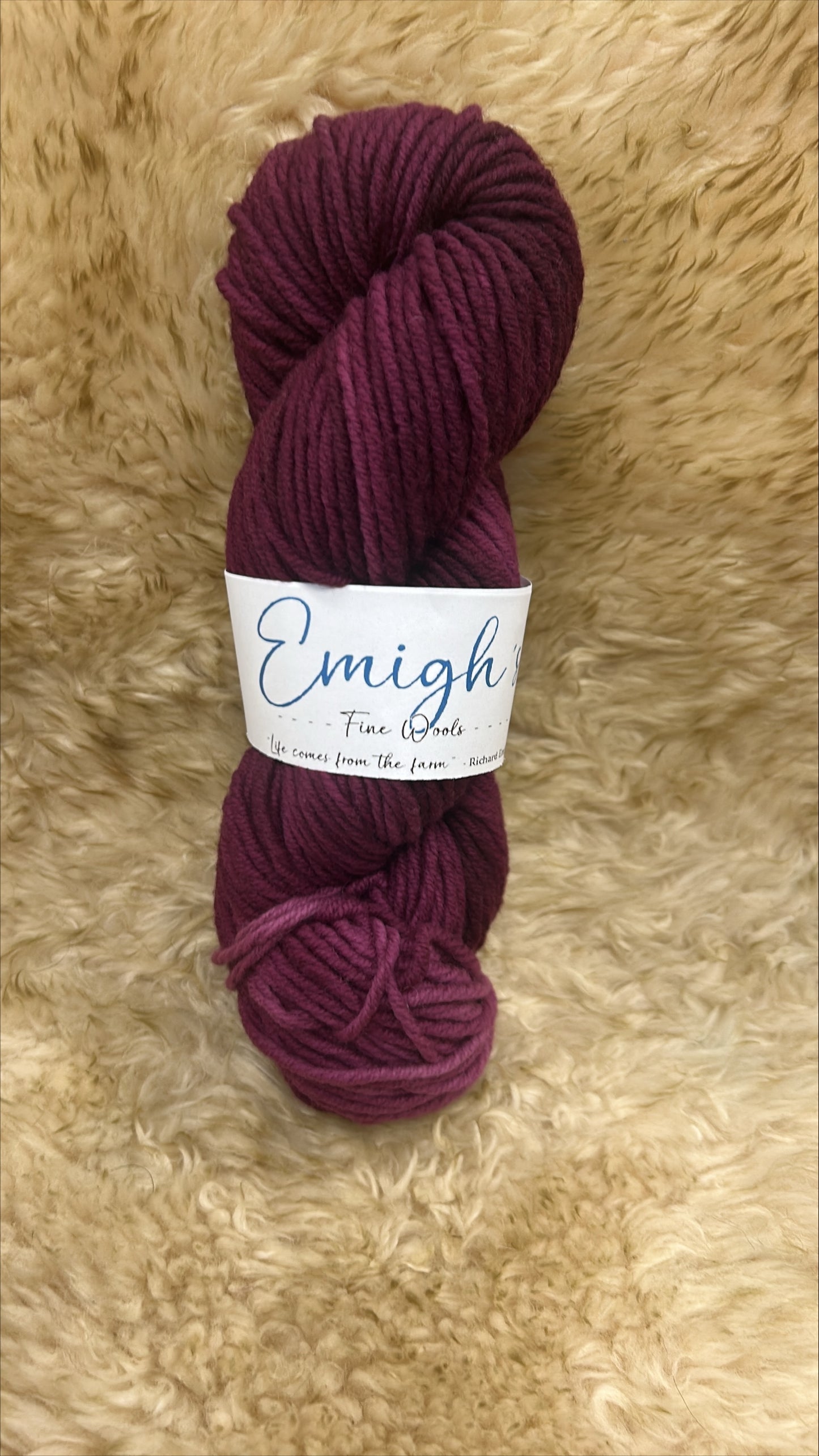 Ruth - High Twist Chunk - 100% Emigh Wool