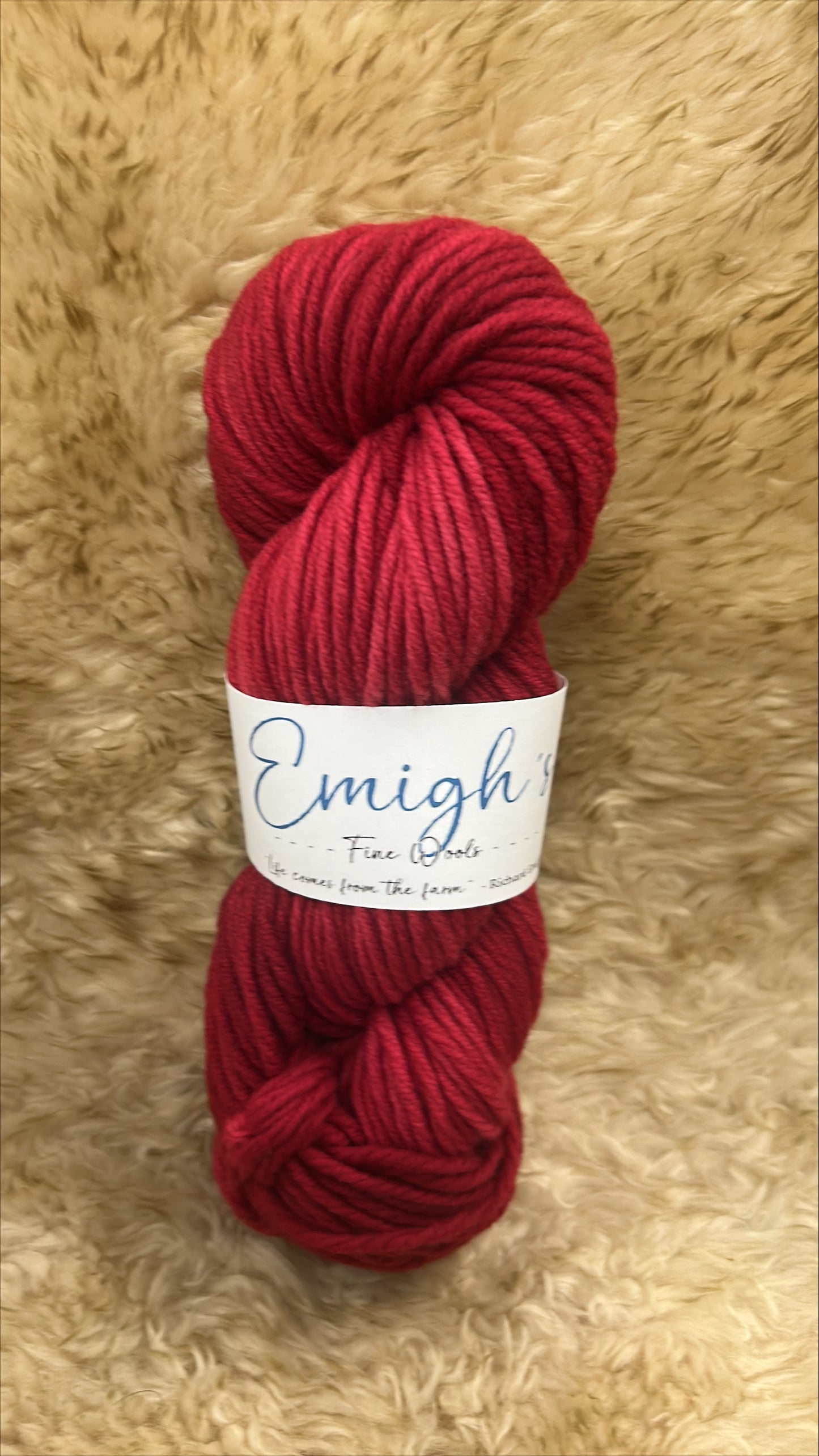 Ruth - High Twist Chunk - 100% Emigh Wool