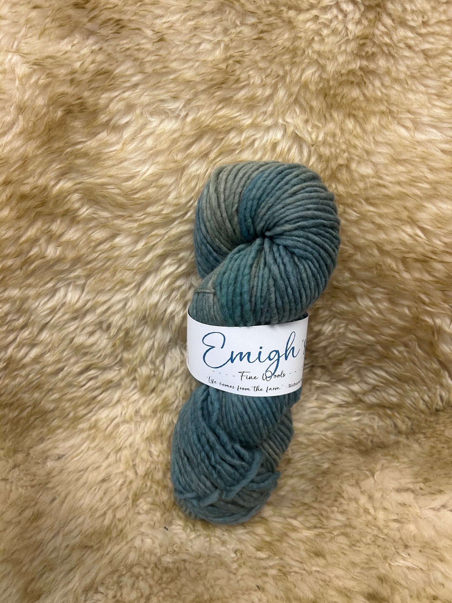 Mamie - Soft Spun Single Bulky 100% Emigh Wool