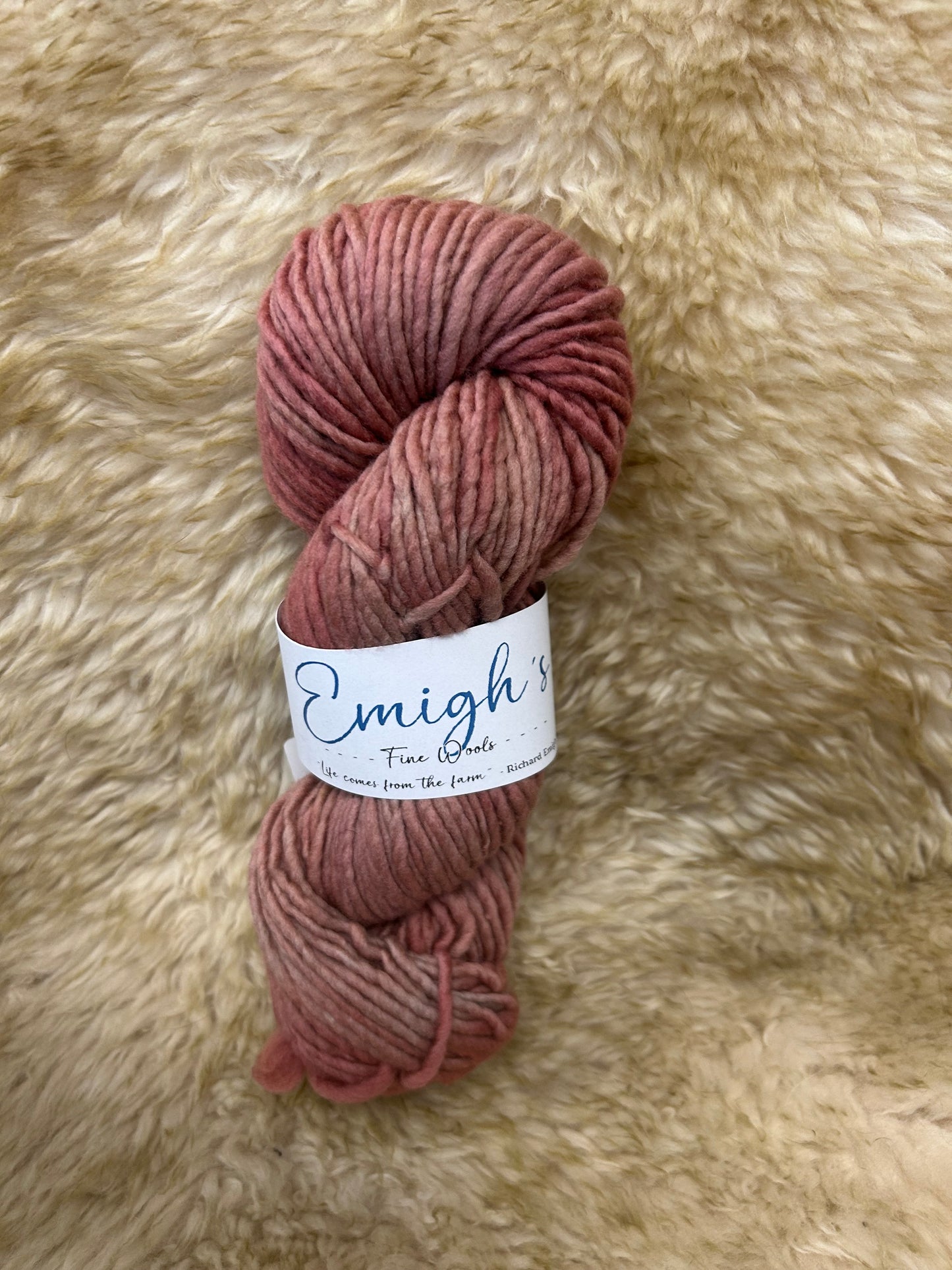 Mamie - Soft Spun Single Bulky 100% Emigh Wool