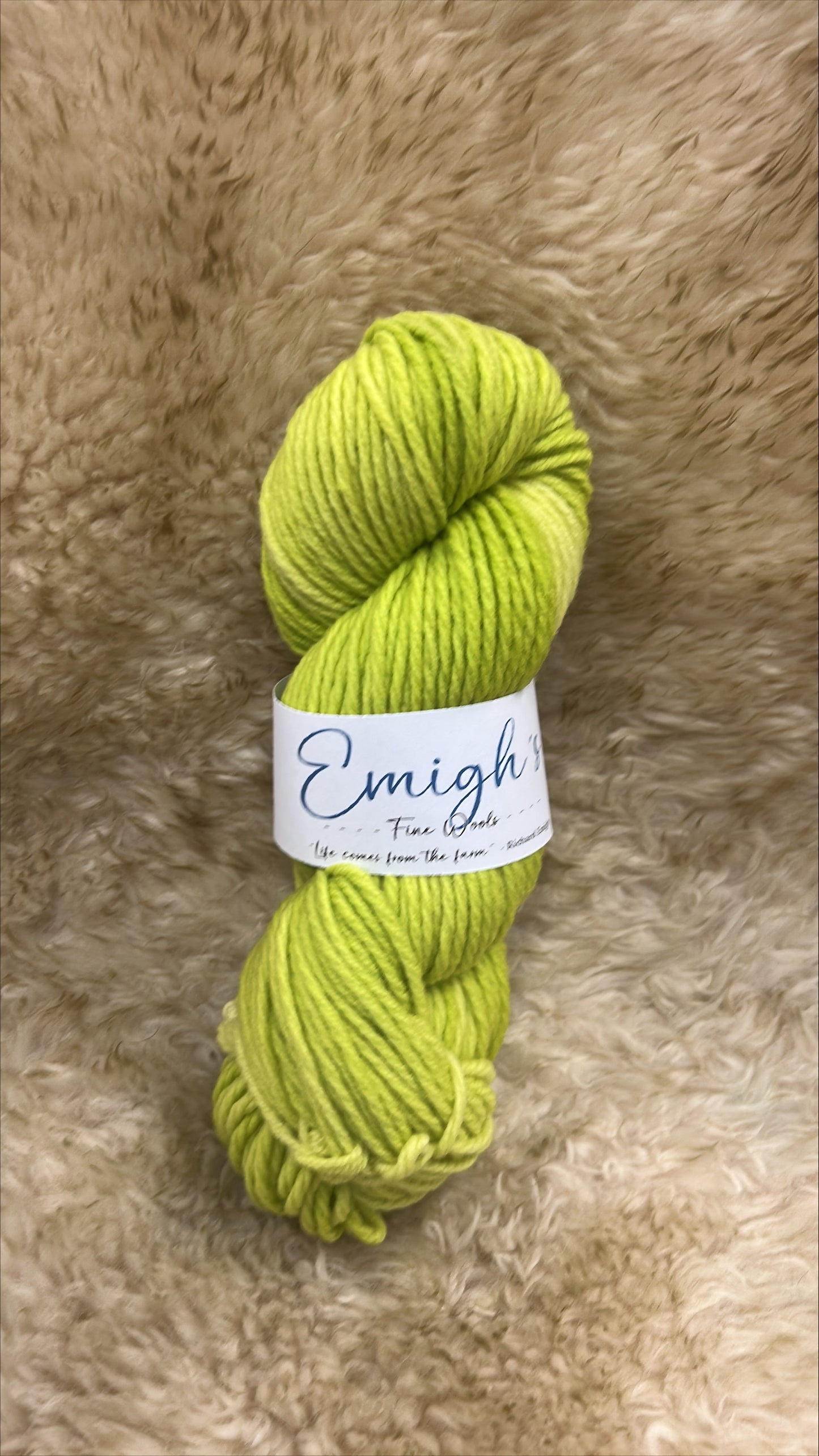 Ruth - High Twist Chunk - 100% Emigh Wool