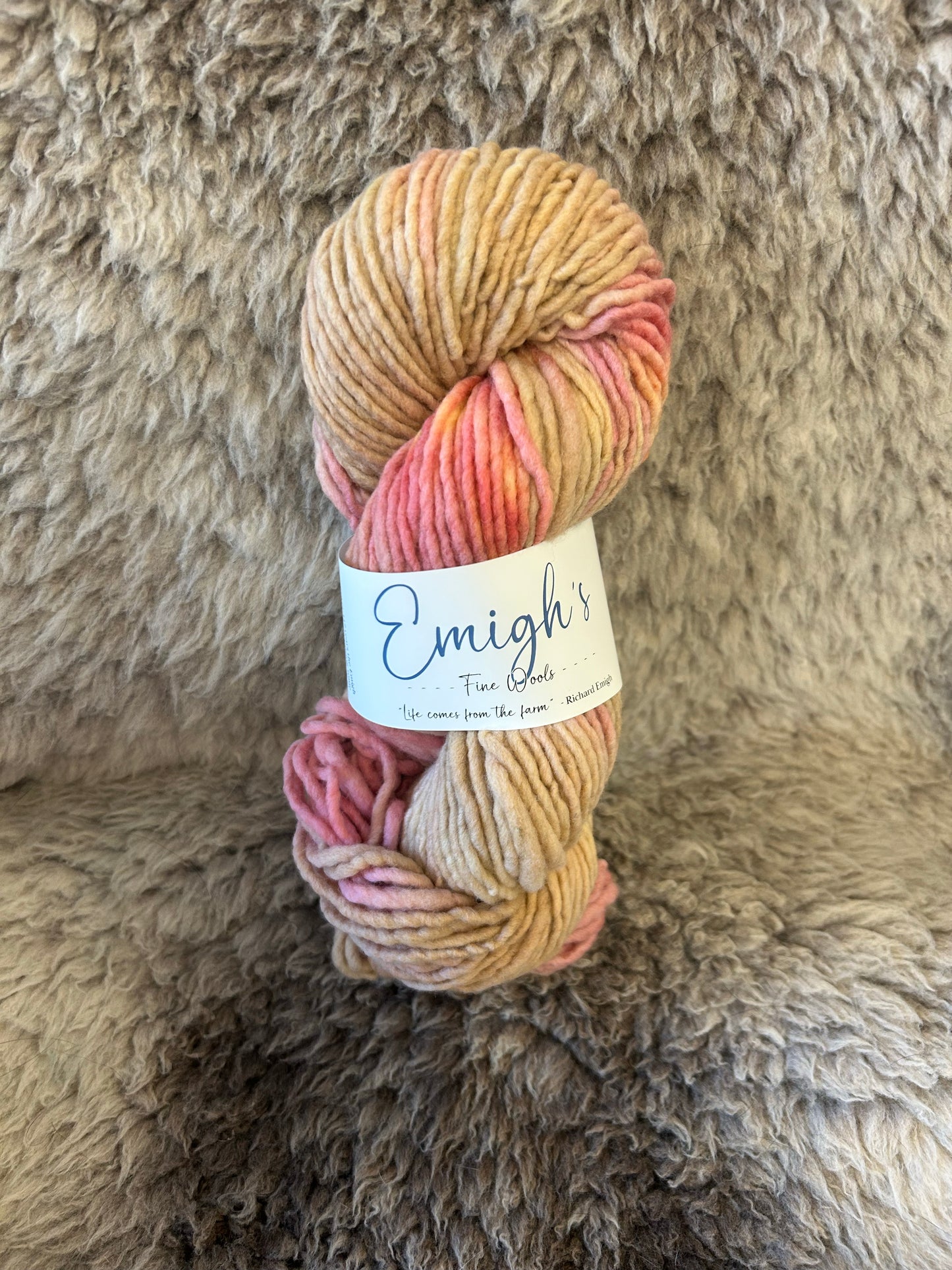 Mamie - Soft Spun Single Bulky 100% Emigh Wool