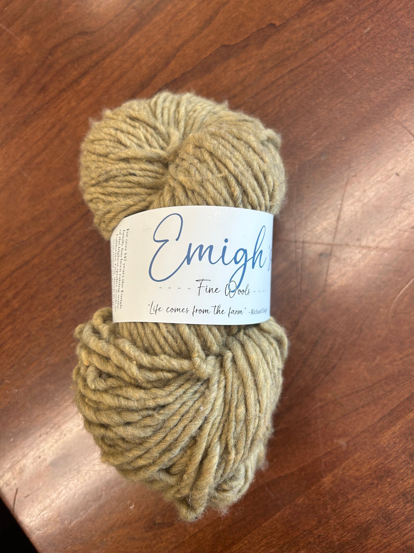 Mamie - Soft Spun Single Bulky 100% Emigh Wool