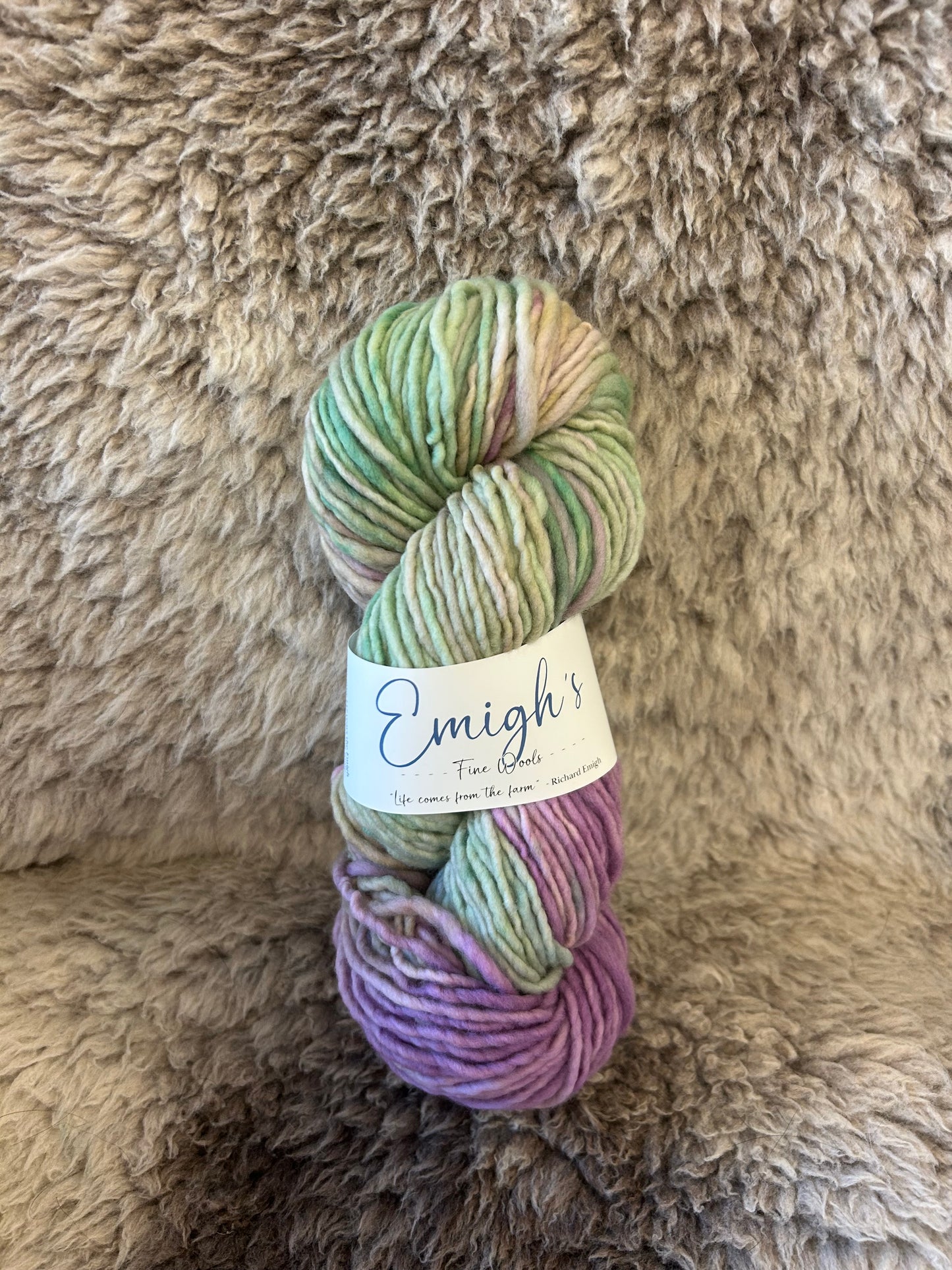 Mamie - Soft Spun Single Bulky 100% Emigh Wool